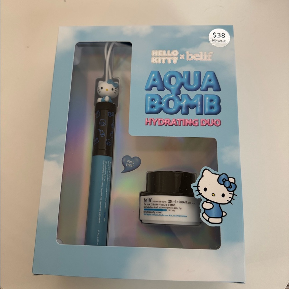 Belif Hello Kitty Aqua Bomb Hydrating Duo - Blue